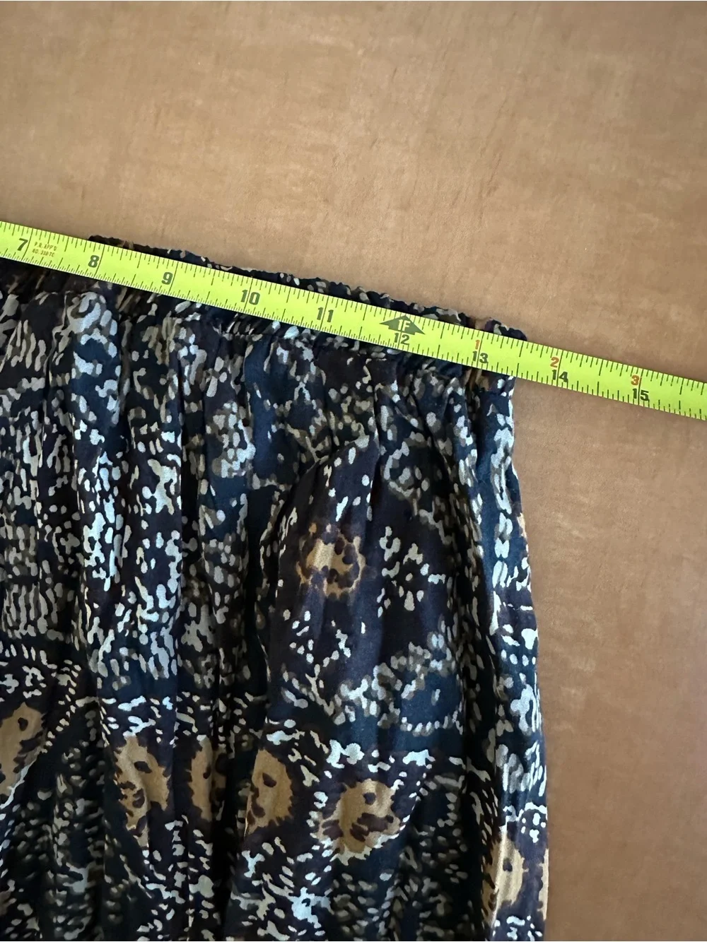 Vintage 90s TravelSmith Patchwork Maxi Skirt M Boho Whimsigoth Made in USA